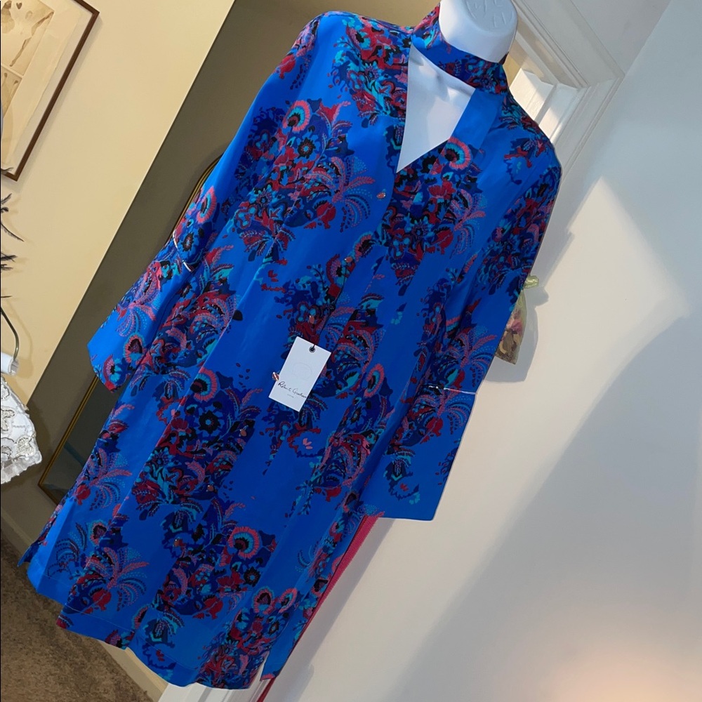 Robert Graham Vibrant Floral Dress/Tunic, purchased @ Neiman Marcus, NWT!